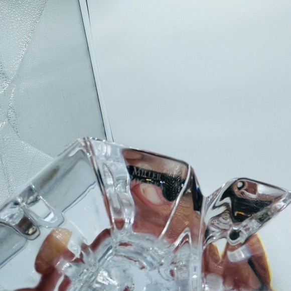 Miller Rogaska Triangle Candlestick Pair-Full Lead Crystal-6" - Picture 8 of 8